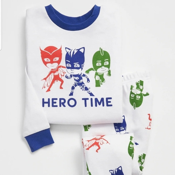 Gap PJ Masks Kids 2 PC Pajamas Set 2T - Picture 1 of 4